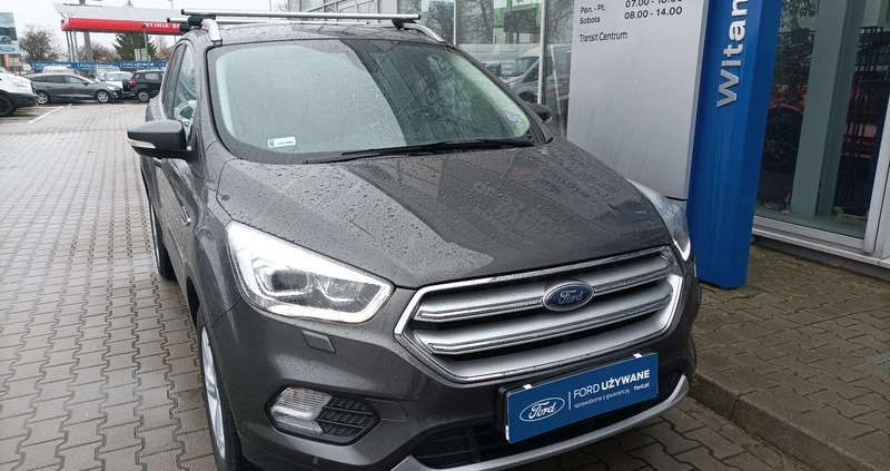 Ford Kuga cena 84900 przebieg: 141100, rok produkcji 2018 z Biała Podlaska małe 379